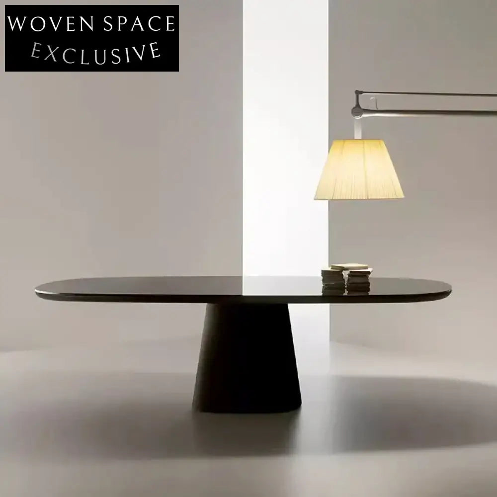 Elegant Oval Ash Wood 6-Seat Dining Table for Restaurants and Hotels