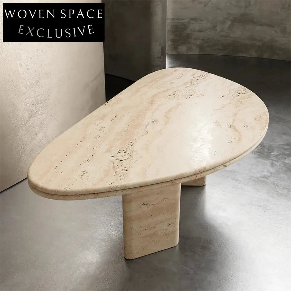 Elegant Oval Marble Dining Table for Modern Homes, Kitchens, and Restaurants