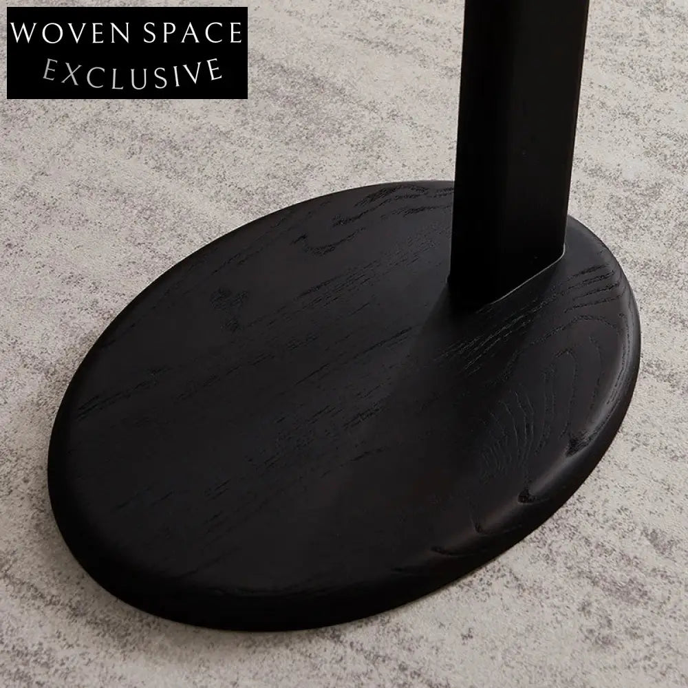 Elegant Oval Solid Ash Wood Coffee Table - Living Room Sofa Side Table