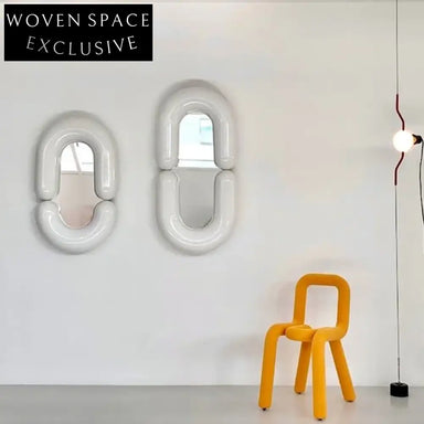 Elegant Oval Wall Mounted Bathroom Vanity Mirror for Modern Homes, Decorative Mirror