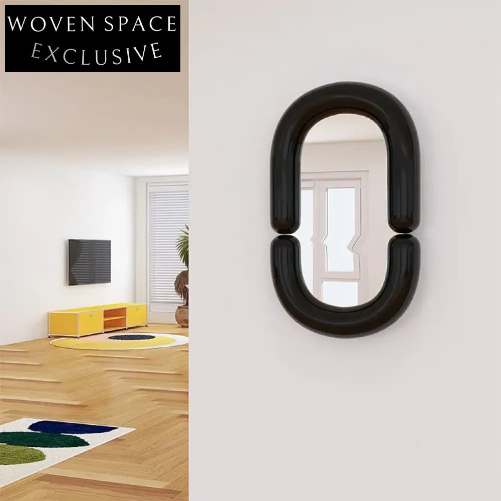 Elegant Oval Wall Mounted Bathroom Vanity Mirror for Modern Homes, Decorative Mirror