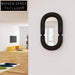 Elegant Oval Wall Mounted Bathroom Vanity Mirror for Modern Homes, Decorative Mirror