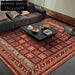 Elegant Persian Moroccan Inspired Machine Washable Area Rug for Living Room