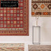 Elegant Persian Moroccan Inspired Machine Washable Area Rug for Living Room