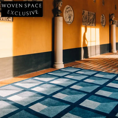 Elegant Persian-Style Hand-Tufted Modern Geometric Polyester Fiber Area Rug