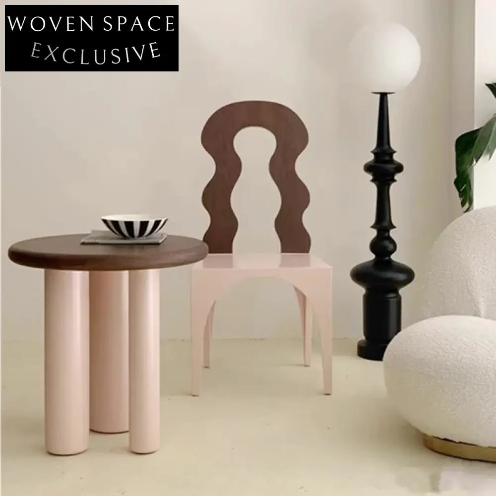 Elegant Plywood Wave Back Dining Chair for Restaurants & Home Luxury Seating