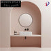 Elegant Rectangle Artificial Stone Countertop Modern Bathroom Vessel Sink