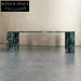 Elegant Rectangle Marble Dining Table for Modern Homes