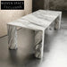 Elegant Rectangle Marble Dining Table for Modern Homes