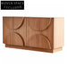 Elegant Rectangle Solid Ash Wood Luxury Entryway Floor Cabinet