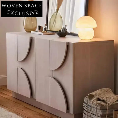 Elegant Rectangle Solid Ash Wood Luxury Entryway Floor Cabinet