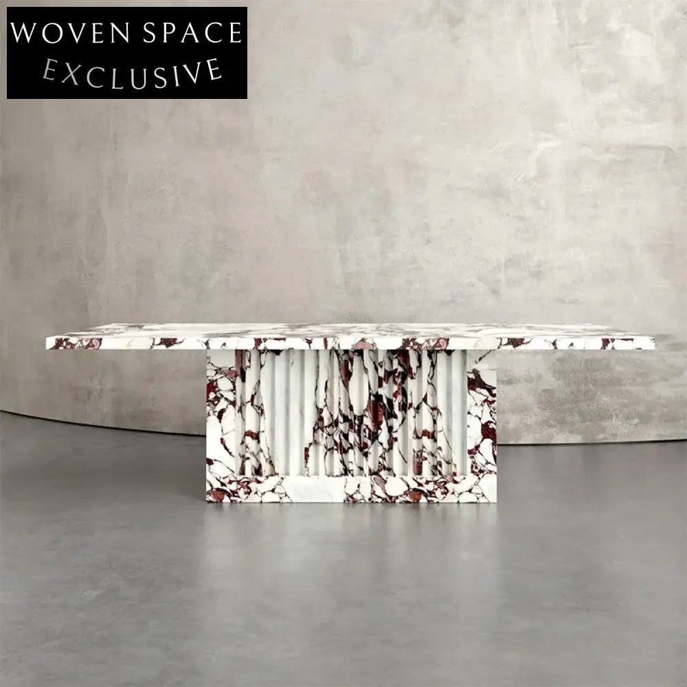 Elegant Rectangular Marble Dining Table – Modern Luxury Home Centerpiece