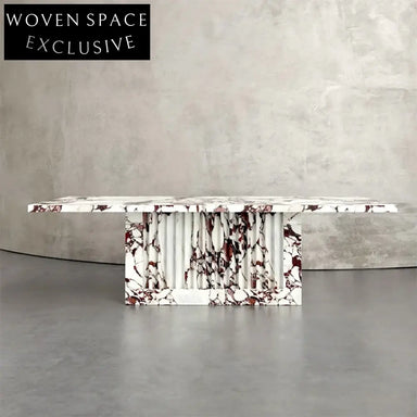 Elegant Rectangular Marble Dining Table – Modern Luxury Home Centerpiece