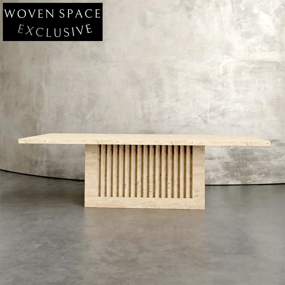 Elegant Rectangular Marble Dining Table – Modern Luxury Home Centerpiece