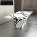 Elegant Rectangular Marble Dining Table – Modern Luxury Home Centerpiece