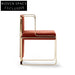 Elegant Red Velvet Dining Chair with Gold Metal Frame, Modern Accent Sofa