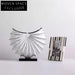 Elegant Resin Conch Shell Sculpture for Modern Home Console Table Decor
