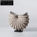Elegant Resin Conch Shell Sculpture for Modern Home Console Table Decor