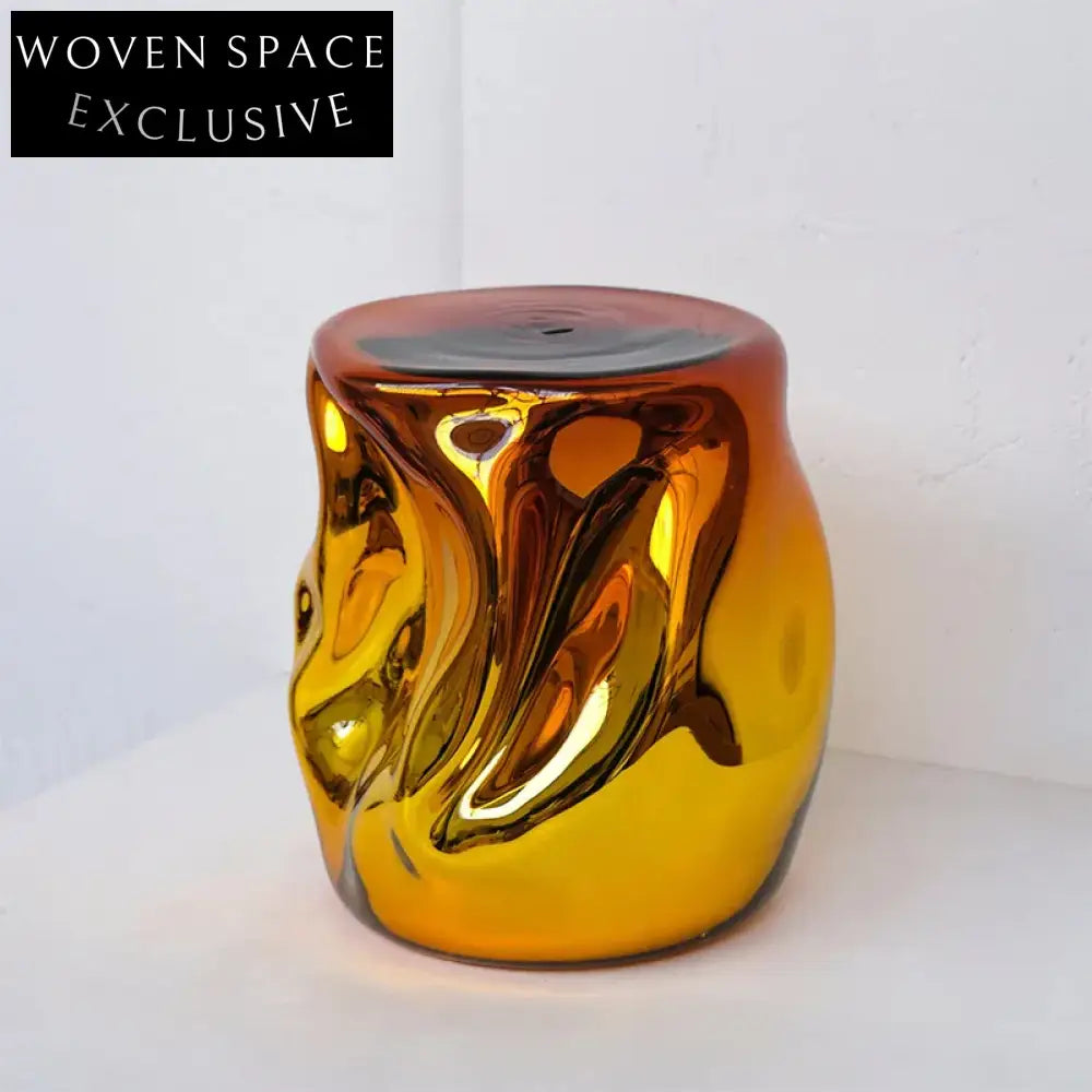 Elegant Resin Round Coffee Table, Nordic Style Sofa Side Accent Table