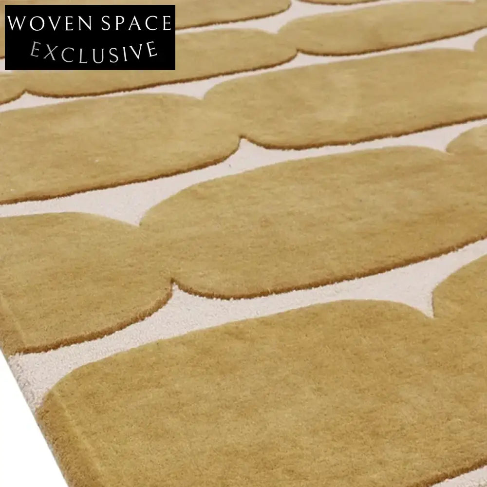 Elegant Retro Geometric Pattern Living Room Bedroom Handmade Polyester Area Rug