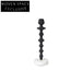 Elegant Retro Luxury Solid Marble Pillar Aluminum Base Durable Candle Stand