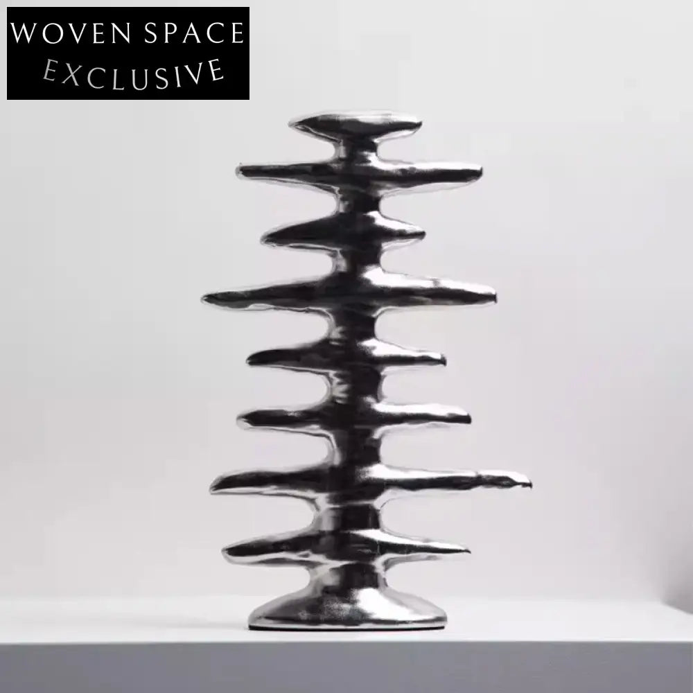 Elegant Retro Minimalist Ceramic Tabletop Art Deco Figurine for Modern Home Decor