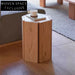 Elegant Retro Oak Wood Coffee Table Set, Multifunctional Sofa Side Table