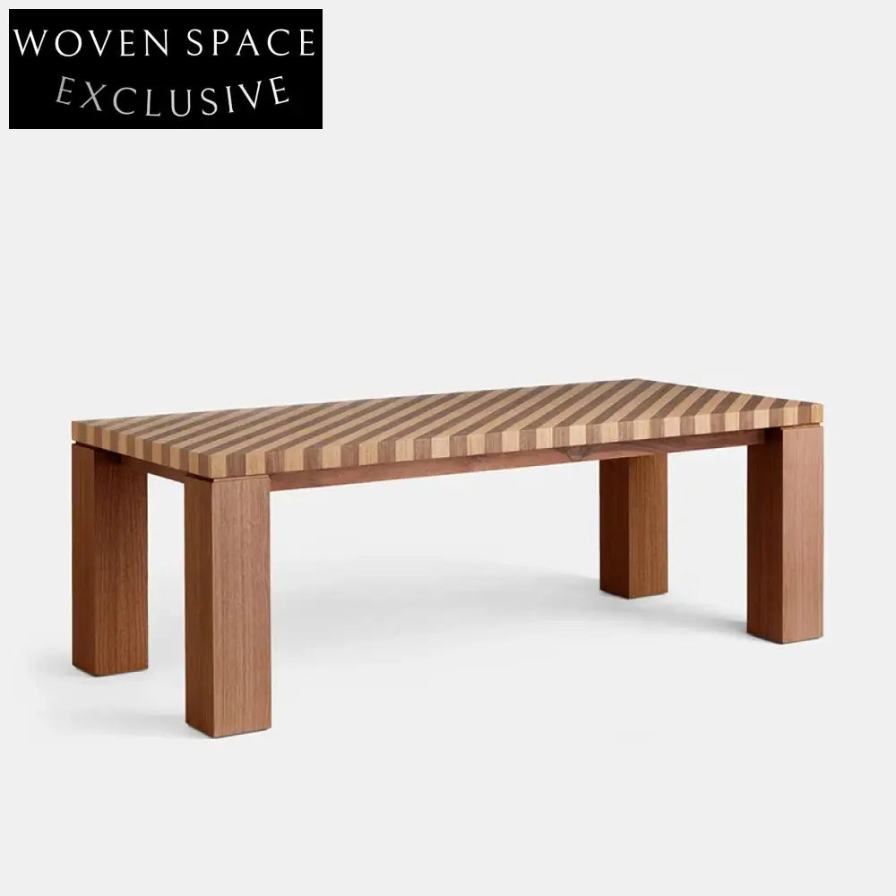 Elegant Retro Solid Ash Wood Simple Design Restaurant Cafe Dining Table