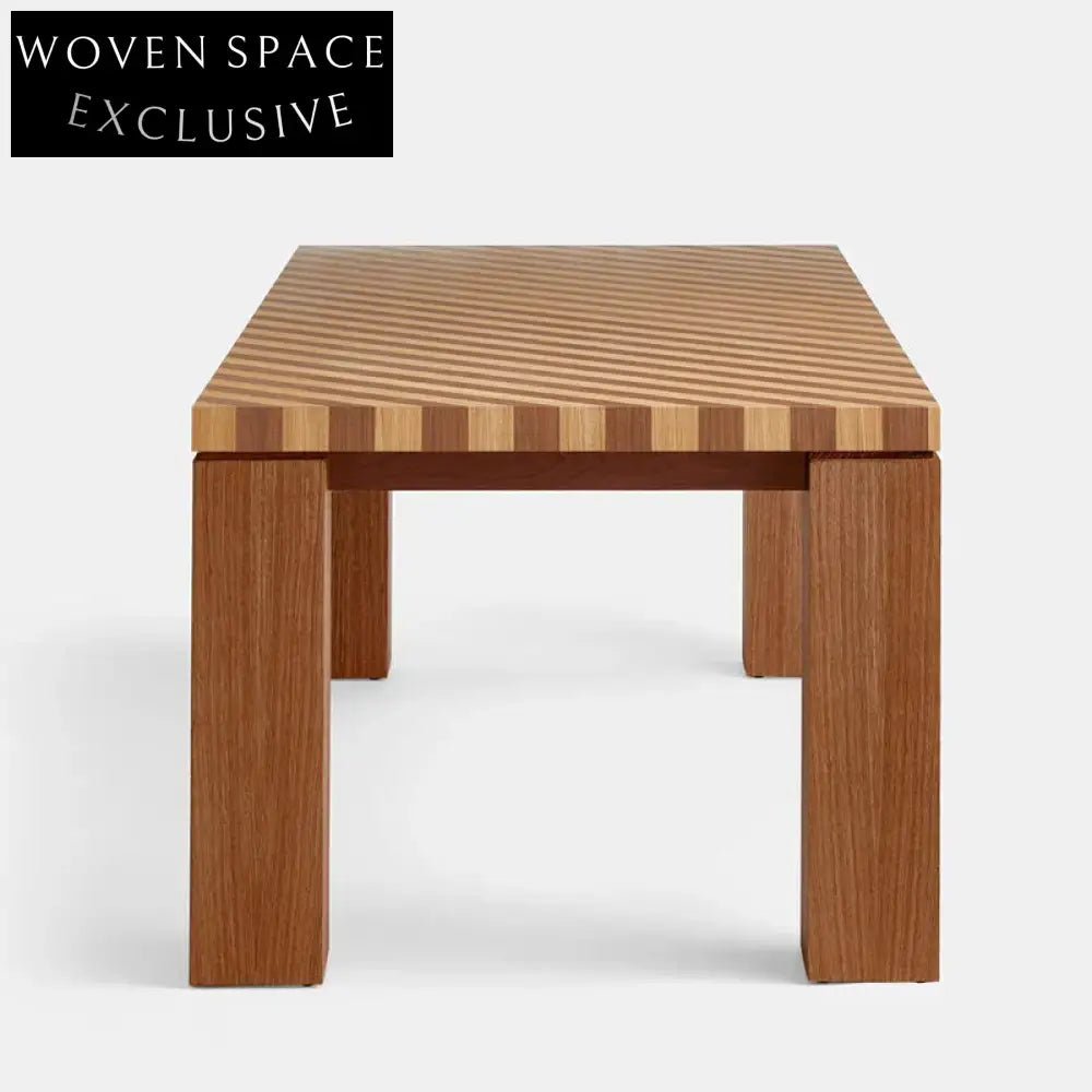 Elegant Retro Solid Ash Wood Simple Design Restaurant Cafe Dining Table