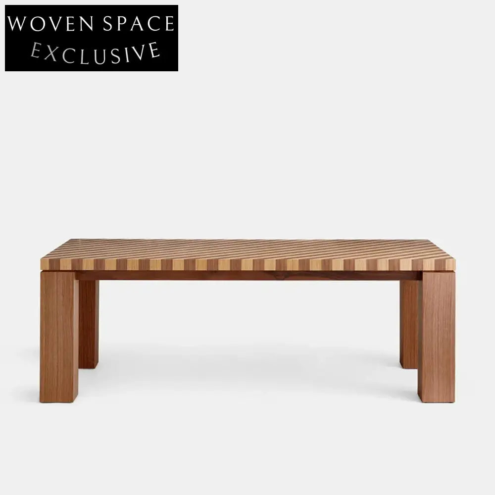 Elegant Retro Solid Ash Wood Simple Design Restaurant Cafe Dining Table