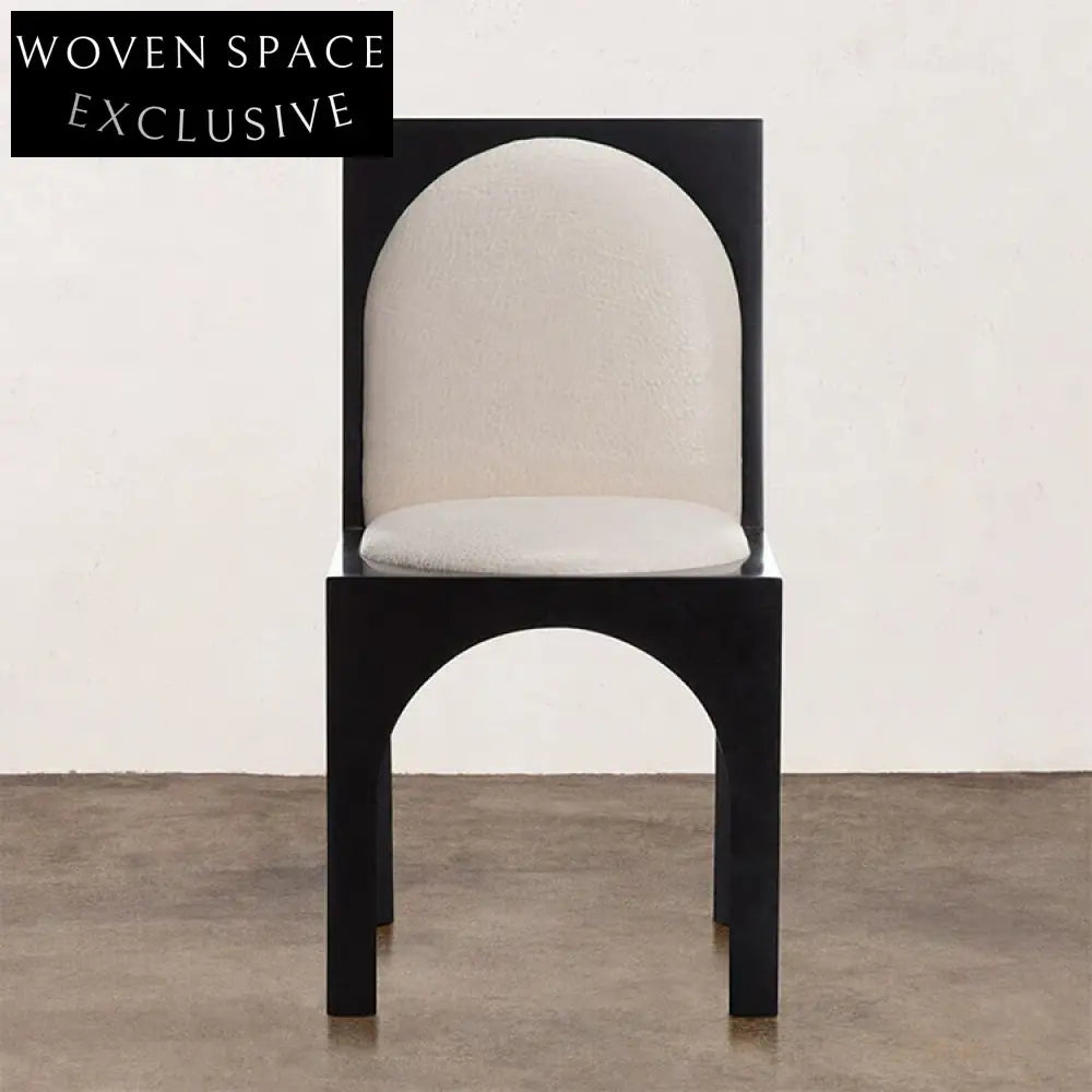 Elegant Retro Solid Wood High Back Leather Modern Stylish Dining Chair