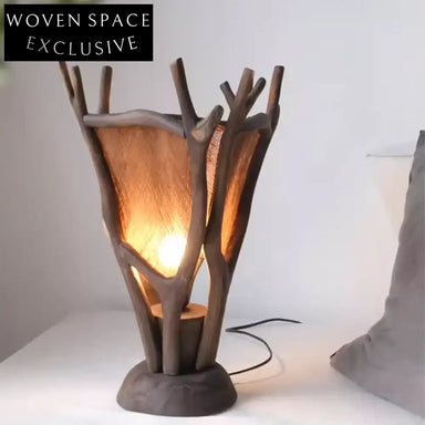 Elegant Retro Tree Branch LED Table Lamp for Living Room Decor