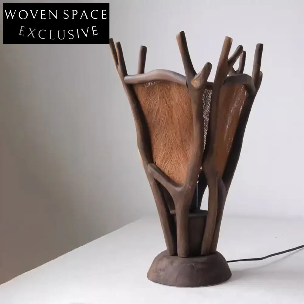 Elegant Retro Tree Branch LED Table Lamp for Living Room Decor