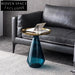 Elegant Round Glass Coffee Table Set Modern Luxury End Tables for Living Room
