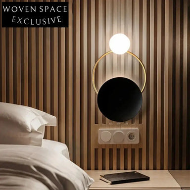 Elegant Round Metal LED Wall Lamp for Modern Home Decor Lighting Fixture