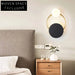Elegant Round Metal LED Wall Lamp for Modern Home Decor Lighting Fixture