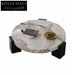 Elegant Round Natural Marble Coffee Table Living Room Set