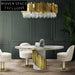 Elegant Round Natural Marble Dining Table, Six Seater Luxury, for Villas