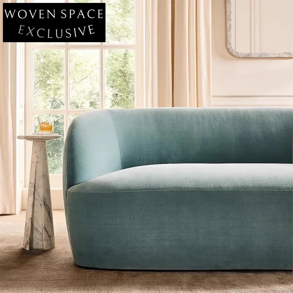 Elegant Round Solid Marble Side Table Modern Minimalist Living Room Accent Decor