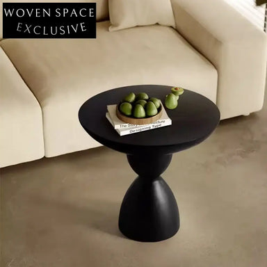 Elegant Round Solid Wood Coffee Table, Stable Base, Modern Living Room