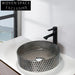 Elegant Round Tempered Glass Vessel Sink Basin for Modern Bathrooms