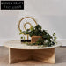 Elegant Round Travertine Stone Wabi Sabi Natural Marble Coffee Table for Modern Homes