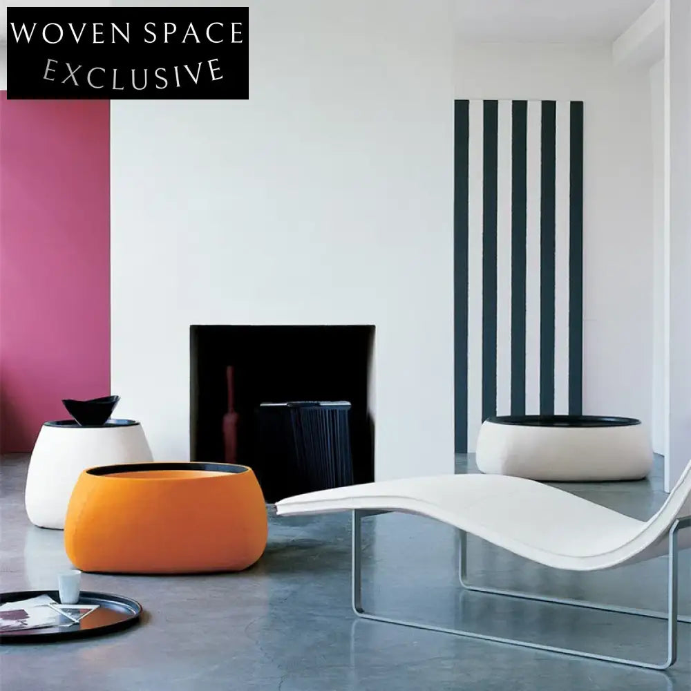 Elegant Round Wood Top Leather Coffee Table with Hidden Storage