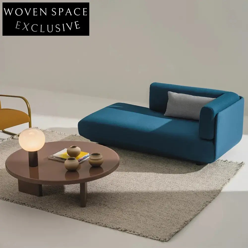 Elegant Round Wooden Wabi-sabi Living Room Coffee Table with Color Options