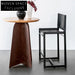 Elegant Saddle Leather Dining Chair, Sturdy Metal Frame, Modern Home Accent