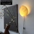 Elegant Shell LED Wall Lamp for Modern Living Room & Bedroom Decor