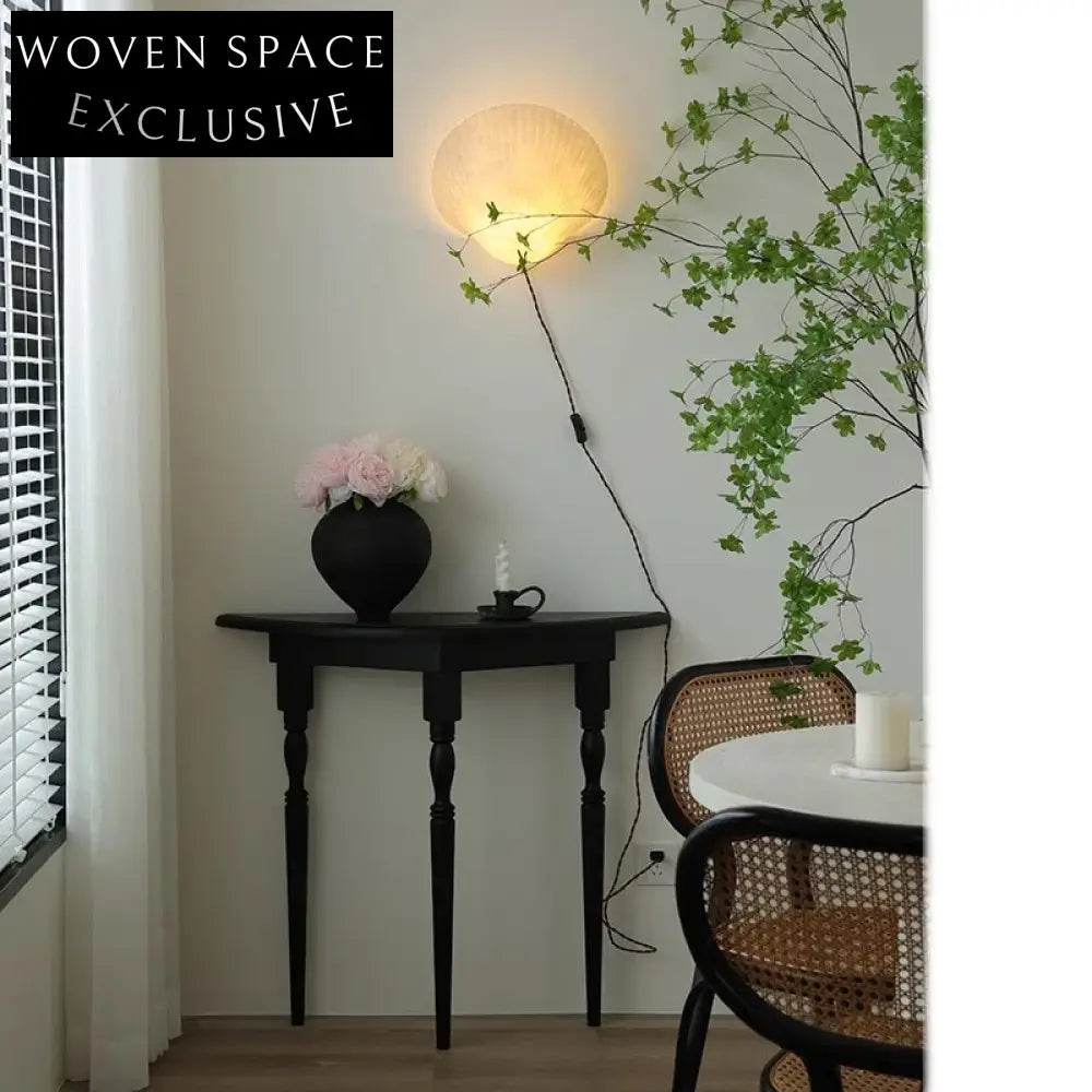 Elegant Shell LED Wall Lamp for Modern Living Room & Bedroom Decor