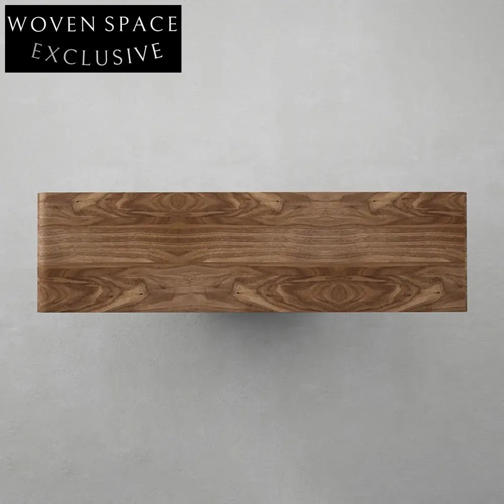 Elegant Solid Ash Wood Console Table, Lacquer Finish, for Entryway Living Room