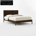 Elegant Solid Ash Wood Platform Bed Frame - Modern Design, Queen & King Sizes