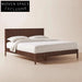 Elegant Solid Ash Wood Platform Bed Frame - Modern Design, Queen & King Sizes